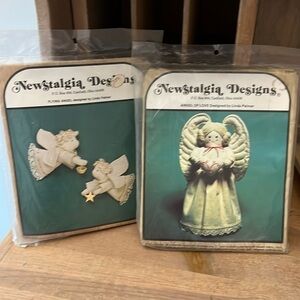Newstalgia Designs Angels 2 Vintage Kits Unopened 1980’s Muslin